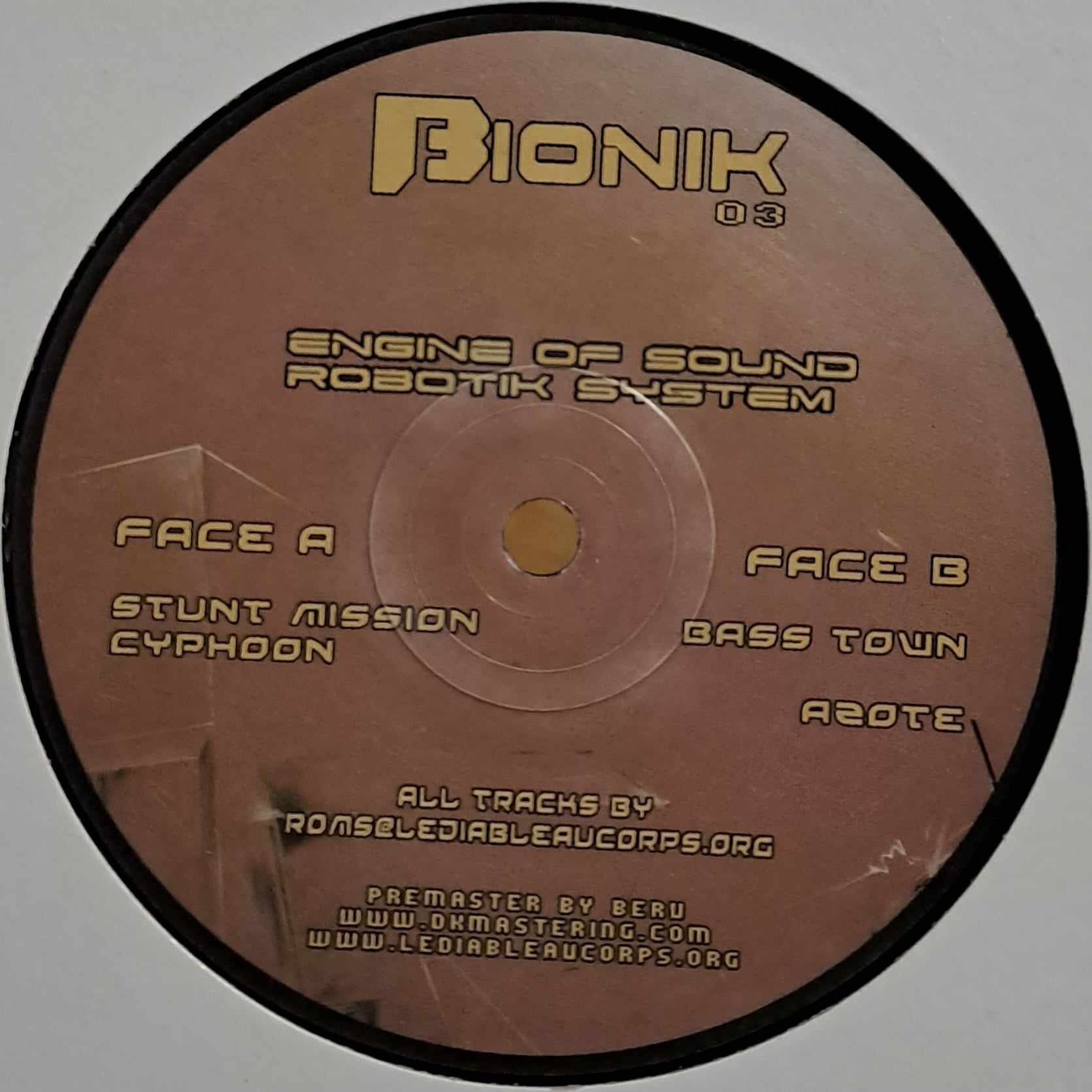 Bionik 03 - vinyle freetekno